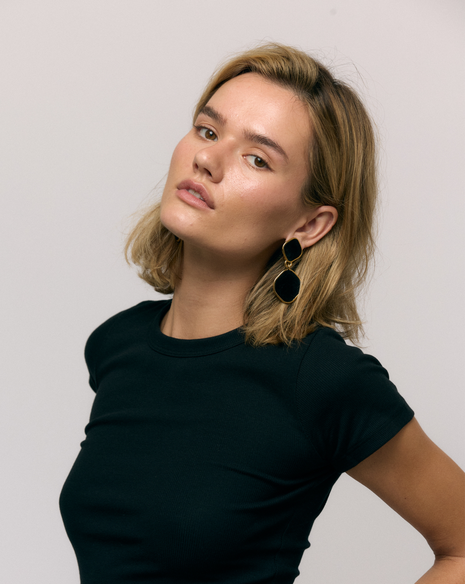 ALMA CLIP-ON EARRINGS