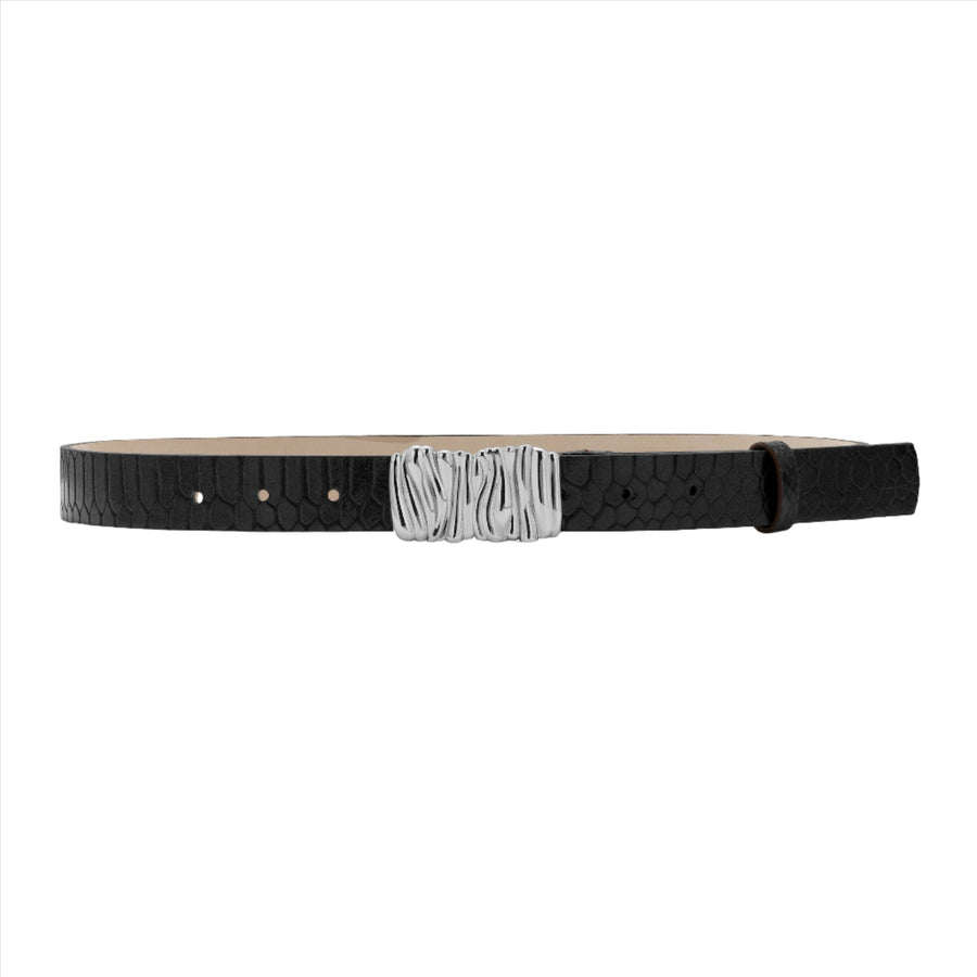 GAIA BELT BROWN CROC