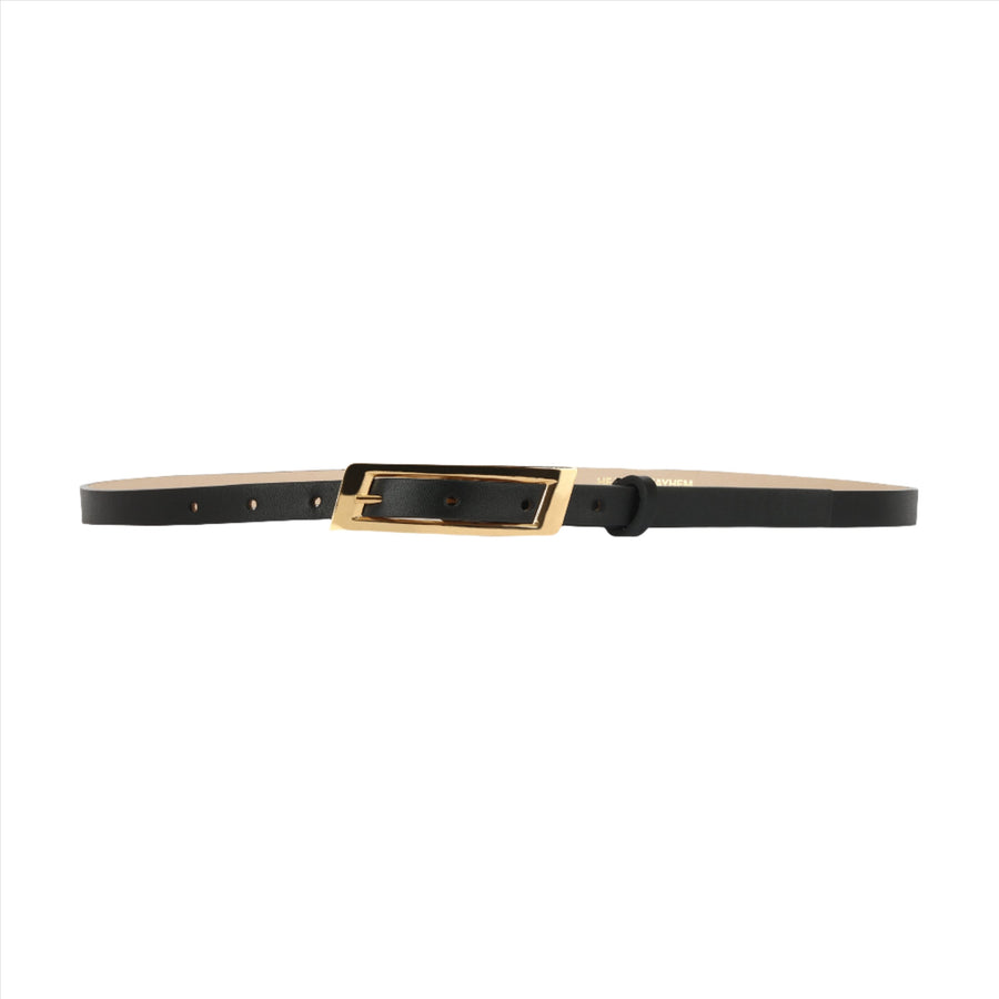 CAPSULE BELT BLACK  GOLD