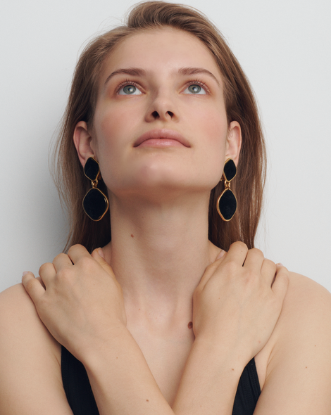 ALMA CLIP-ON EARRINGS