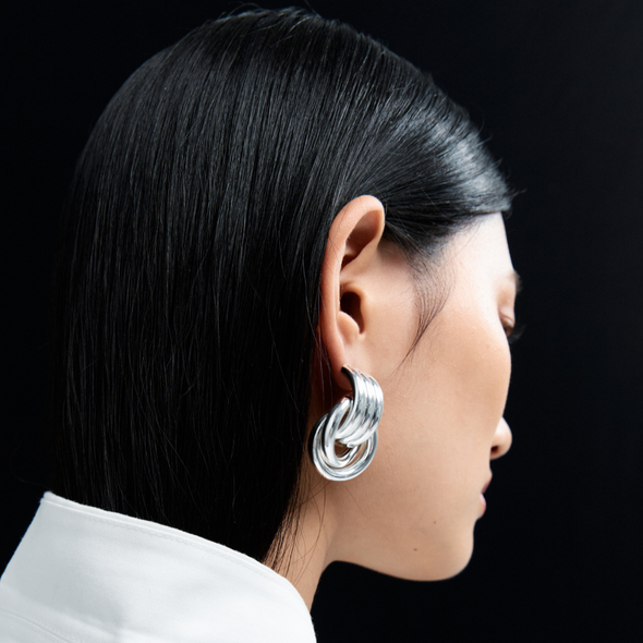 DOUBLE KNOT EARRINGS