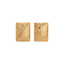 LINED GOLD EARRINGS