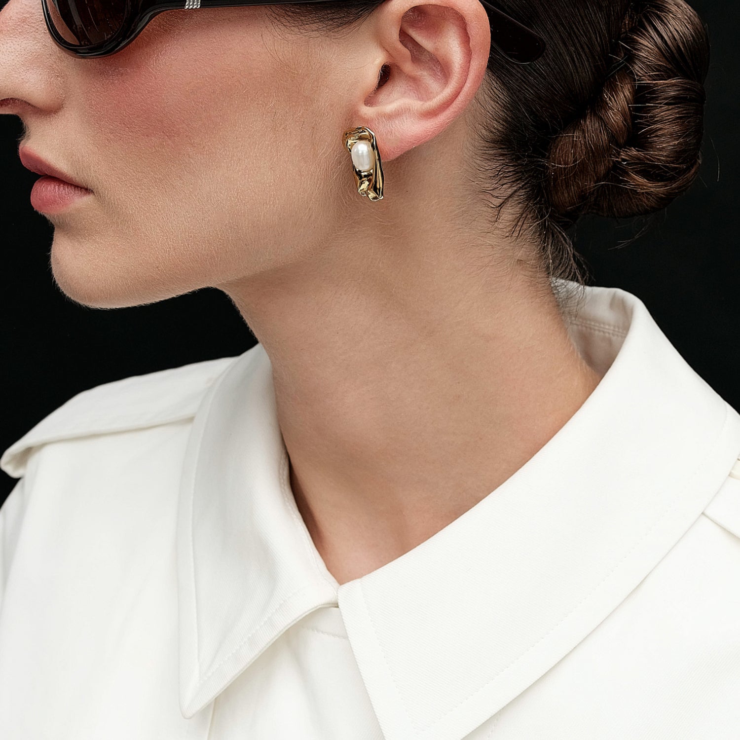 MOTHER OF PEARL EARRINGS
